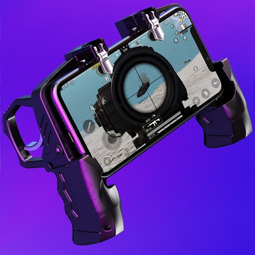 Joystick Gamepad K21 Pubg, Con 2 Gatillos Para Ios/android