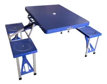 Comprar Set De Camping Mesa Y 4 Bancos Plegables Aiire Libre Jardín