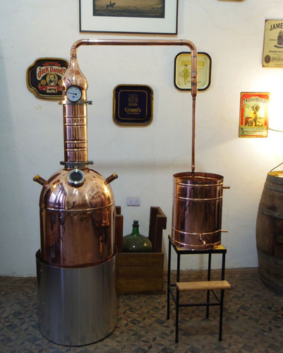 Alambique Destilador De Cobre 100 Litros