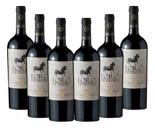 6 Vinos Toro De Piedra Carmenere (750ml - Chile)