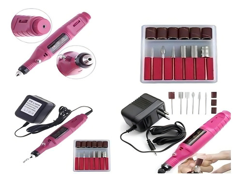 Mini Lixa De Unha Elétrica Profissional Manicure Pedicure