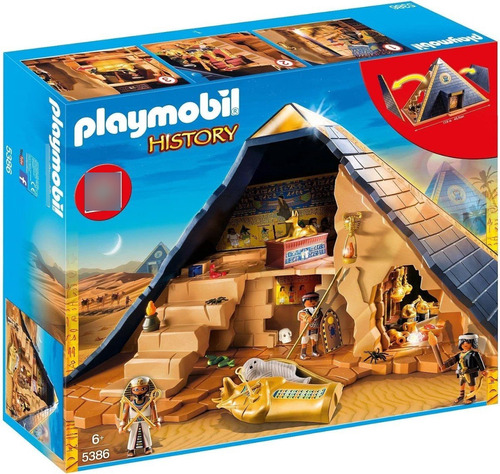 Playmobil Pirámide Del Faraón Egipcios Romanos Vikingos Set