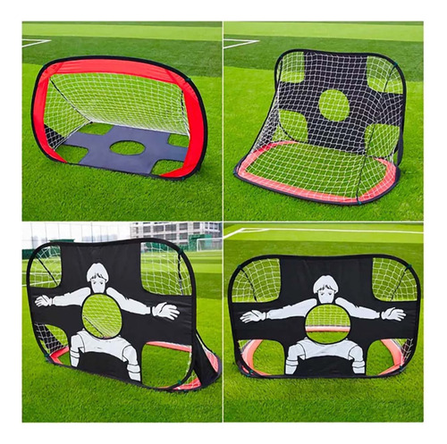 2 Juego De Porterías De Fútbol Portátil Para Niños 120*80cm