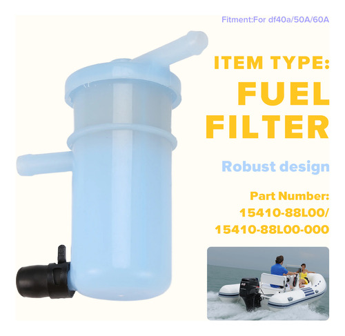 Filtro De Combustible 15410-88l00-000 Para Df40a/50a/60a Mar