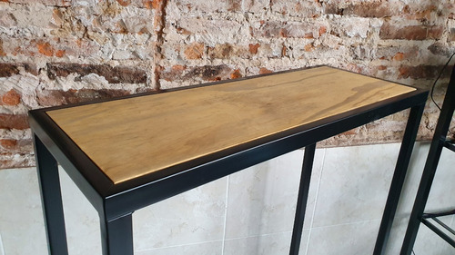 Imagen 4 de 10 de Mesa Barra Desayunador 80x30x105cm + 2 Taburetes 30x30 Bar