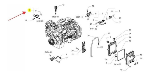 Sensor Pressão Do Óleo Para Iveco Vertis 504358206