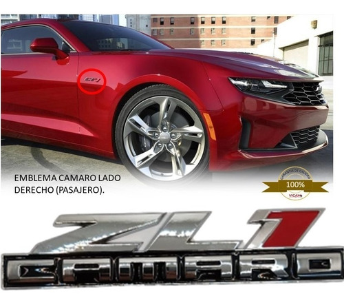 Emblema Para Chevrolet Camaro Z L1 Tipo Nuevo.