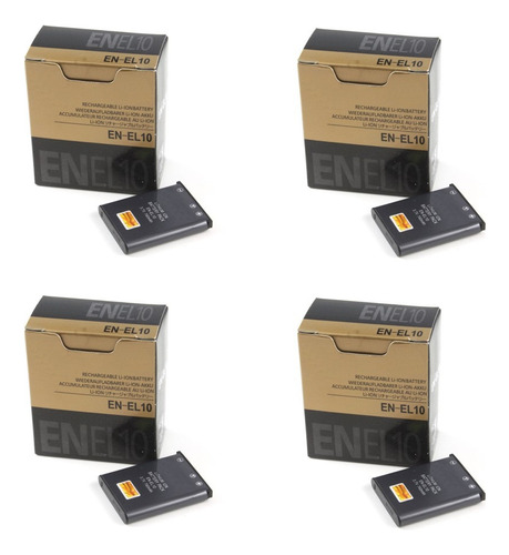 (4) Baterias Mod. 76606 Para Fujifilm Finepix Jx250