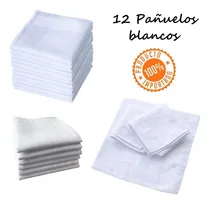 Comprar Pañuelos Blancos Por Docenas (12) Pañuelos 100% Originales 