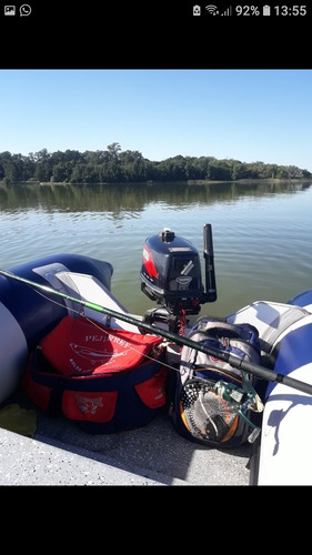 Imagen 14 de 15 de Bote Gomon Tozzoli 380 Mod2017. Motor Tohatsu 5hp 2007