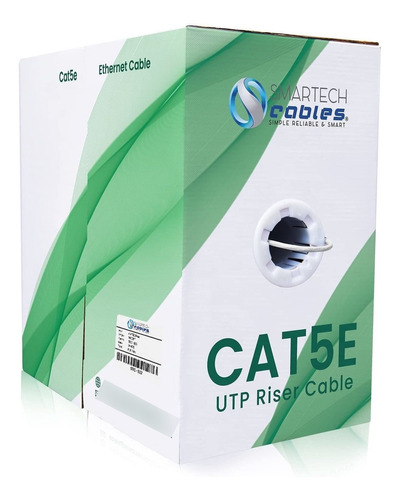 Cable Ethernet Cate Cmr Pie Mhz Awg Utp Probada Alto