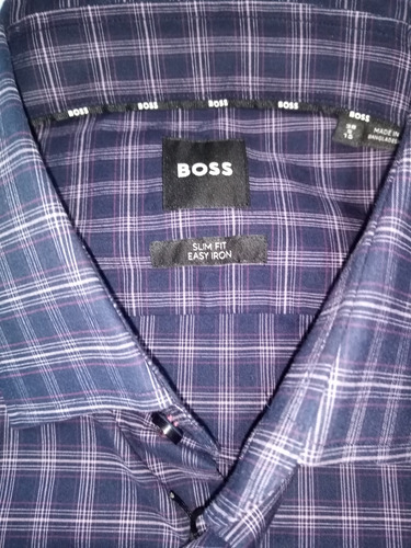 Hugo Boss Camisa Nueva Cuadros #small, No Armani, No Gucci