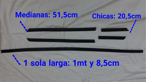 Imagen 2 de 5 de Baguetas De Fiat 1 De 1995 De 2 Puertas Leer