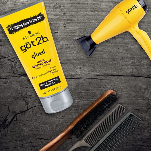 Gel Para El Cabello Got2b, Peinador Con Pegamento, 2 Unidade