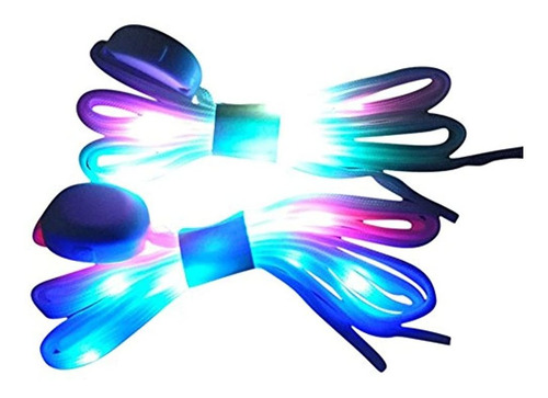 Imagen 1 de 5 de Madecomfy Cordones De Zapatos Led Cordones Iluminados 3 Modo