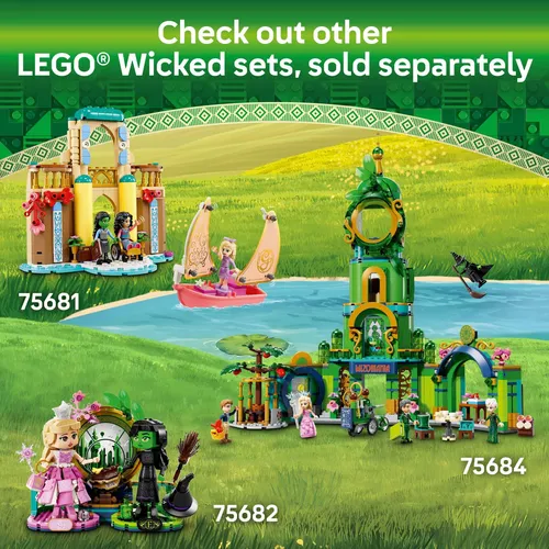 Juguete Coleccionable Lego Wicked Glinda & Elphaba's Dormito