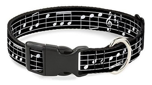 Buckle-down 15-26  Music Notes Black-white Plastic Clip Coll