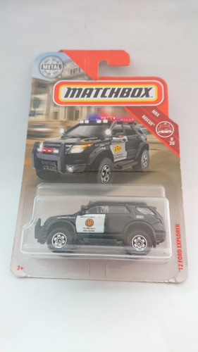 Matchbox 2018 Rescue 8/20 12 Ford Explorer Police 