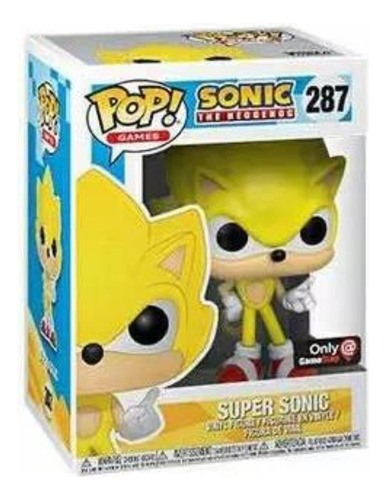  Muñeco Compatible Funko Pop Sonic Super Sonic 287