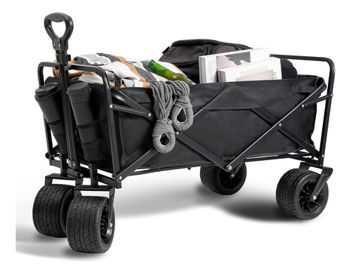 Carrito De Playa Portátil Plegable Carro Plegable De J...
