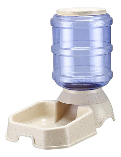 Dispensador Automático De Agua Para Gatos Alimentador Beige