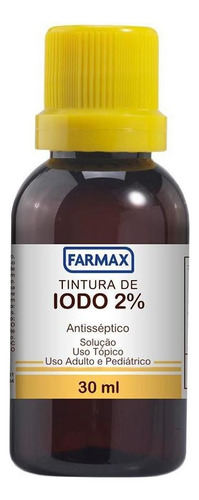 Tintura Iodo 2% Farmax 30ml