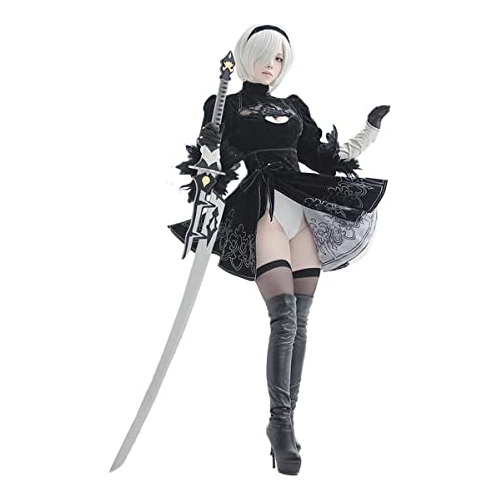 Disfraz De Cosplay De Mujer De Nier Automata Yorha 2b, ...