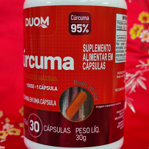 Cúrcuma Dose Máxima 30 Caps (duom)