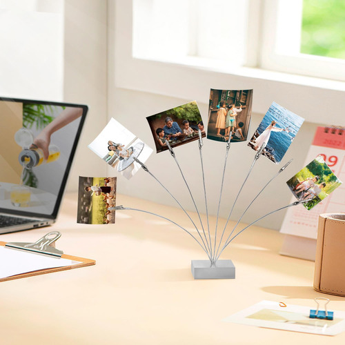 Soporte Para Árbol De Fotos, Base De Cubo, 8 Ramas De Árbo