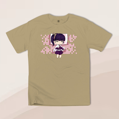 Playera Kanao Tsuyuri Chibi Durmiendo Demon Slayer Adulto
