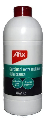 Pegamento Líquido Afix 500G color blanco de 500g no tóxico