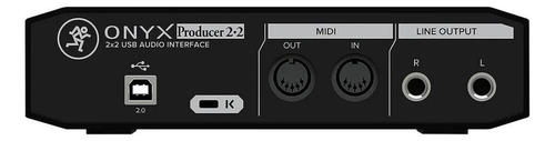 Interface 2x2 Onyx Producer Midi Mackie