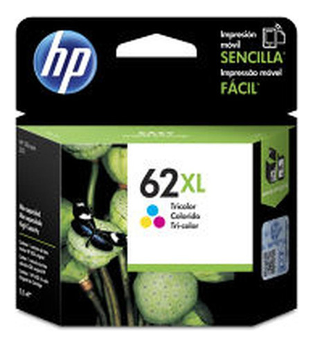 Cartucho De Tinta Hp 62xl Tricolor