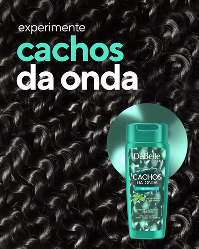 Shampoo Dabelle Cachos Da Onda - Cabelos Cacheados A Crespos