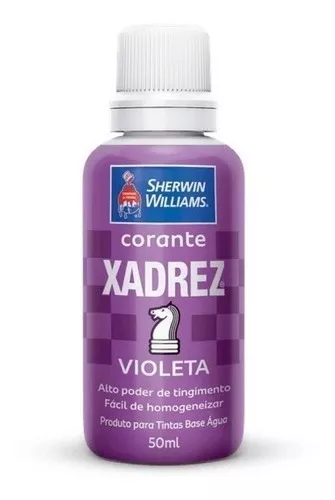 Corante Líquido Tinta Xadrez Bisnaga Com 10 Unidades Violeta - Shopti -  Shop Tintas