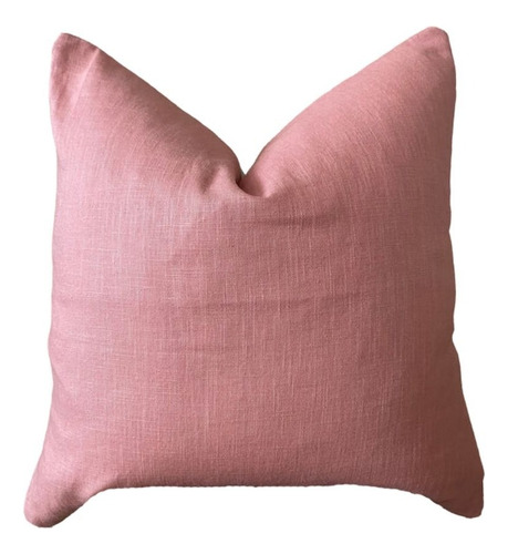 1 Cojin De Lino Varios Colores Decoracion Rosa Salmon Lino