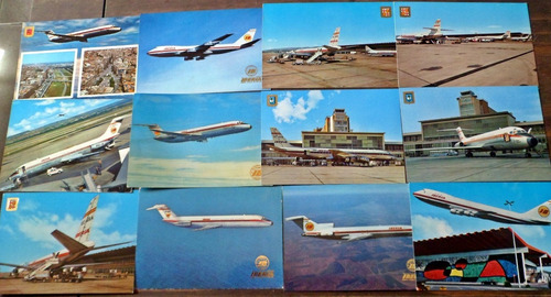 Coleccion Tarjetas Postales Aviación Iberia España
