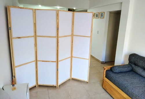Imagen 3 de 5 de Biombo Plegable Separador Ambiente Divisor De 4 Hojas