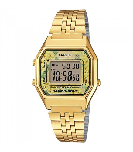 Reloj Mujer Casio La680 Vintage Luz Led Alarma Calendario