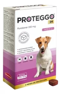 Antipulgas Para Perro Proteggo 3m 4.5-10 Kg X1 Tbl Color Marrón