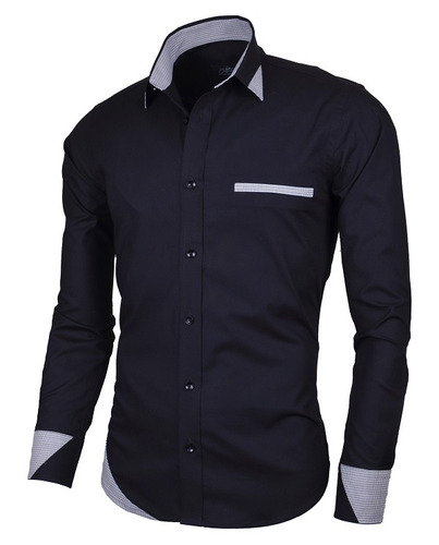 Camisa Lcc104 Black  Marca La Chaqueteria