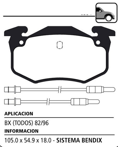 Juego Pastillas De Freno Delanteras Litton P/ Volkswagen 205