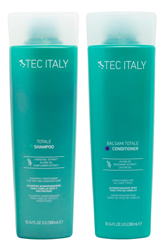Tec Italy Totale Kit Shampoo + Acondicionador Cabello Chico