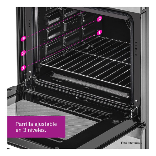 Cocina Bosch Pro425 Max A Gas De Pie 24 4 Hornillas Acero