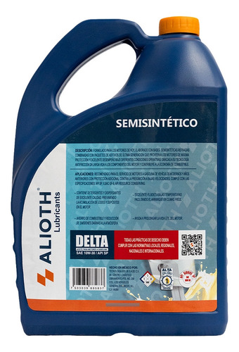Delta Semisintético Sae 10w-30 Sp Aceite Para Motor 5l