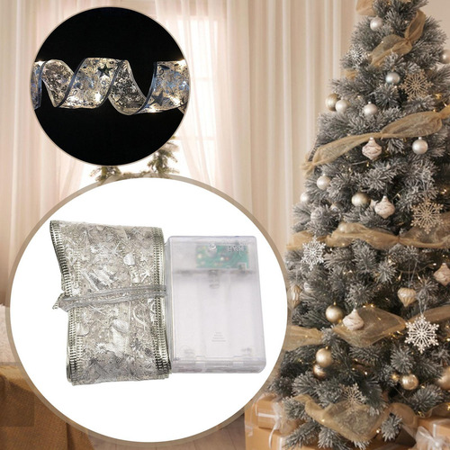. 3 Paquete De 2-6 Luces Led De Cinta Para Árbol De Opcional