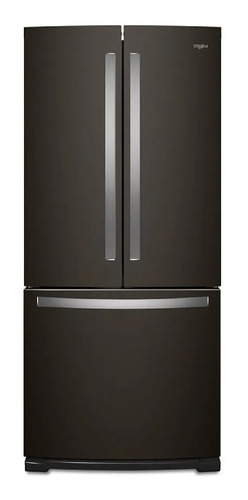 Refrigerador auto defrost Whirlpool MWRF140SWH acero inoxidable negro con freezer 554L 127V