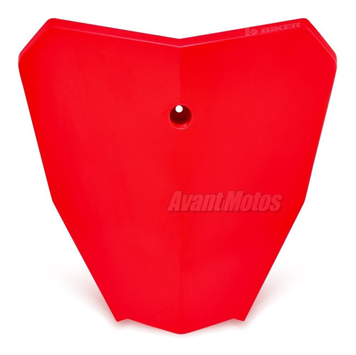 Porta Numero Para Honda Crf230 Biker Rojo Avant Motos