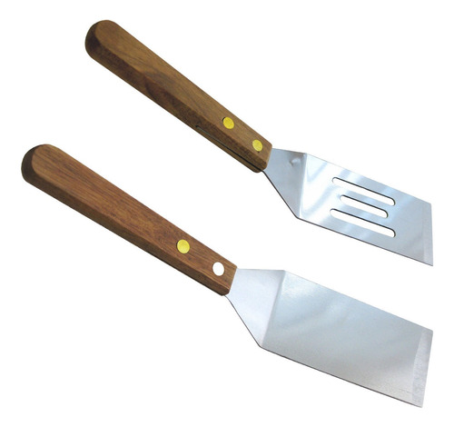 Chef Craft Juego 2 Cuchilla Acero Inoxidable Mango Madera