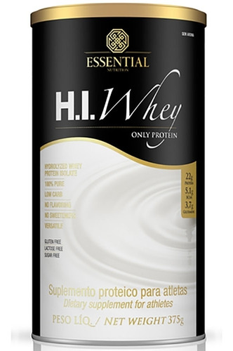 H.i. Whey 375g Sabor Neutro Essential Nutrition